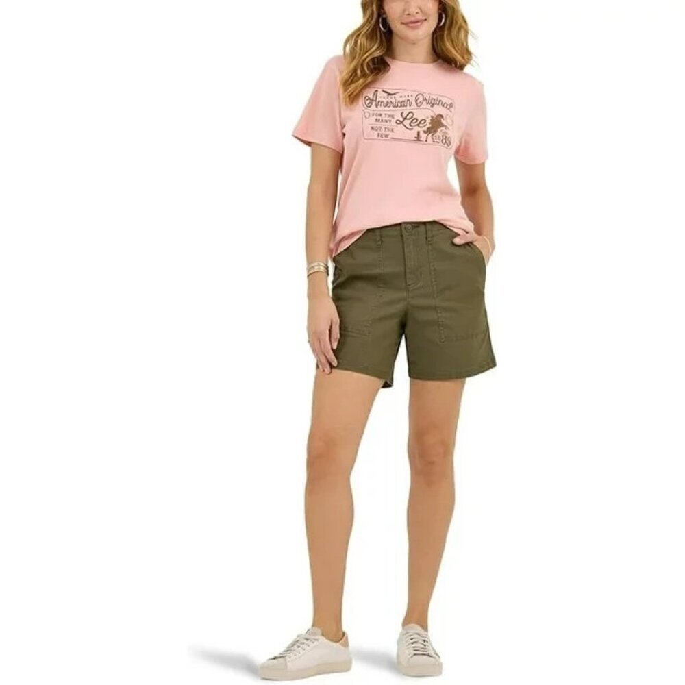 Lee Legendary Utility Short, Size 12, (Medium), 5" Inseam, Regular Fit, Green